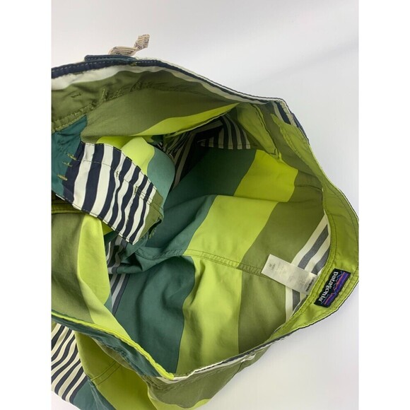 Patagonia Wavefarer Board Shorts 86558 Fitz Stripe Willow Herb Green Mens 32 - Picture 10 of 11